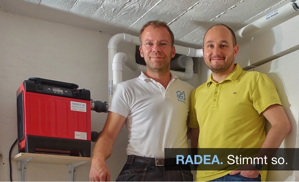 Radonschutz Radonfachperson Radonsauger Radonsanierung & Entfeuchtung by RADEA